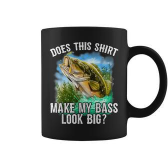 Does This Make My Bass Look Big Coffee Mug - Monsterry AU