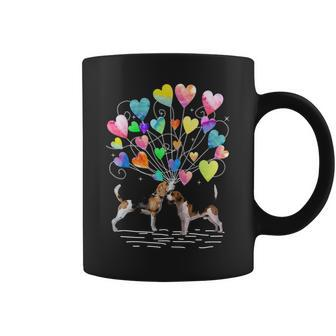 Dog Beagle Bubble Heart Coffee Mug | Mazezy