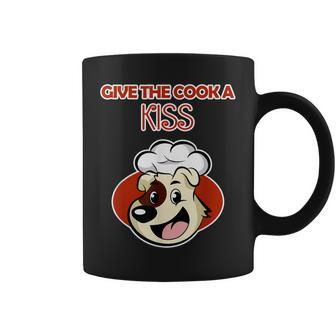 Dog Chef Cook For And Give The Cook A Kiss Coffee Mug - Monsterry CA