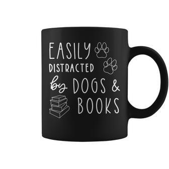 Dog Lover Book Lover Reading Loves To Read Dog Coffee Mug - Thegiftio UK
