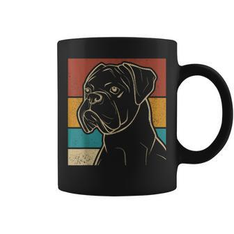 Dog Lover Dog Owner Retro Pet Animal Outfit Vintage Boxer Coffee Mug - Thegiftio UK