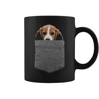 Dog In Your Pocket T Beagle Coffee Mug | Mazezy