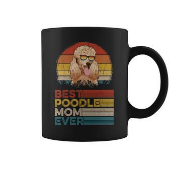 Dog Vintage Best Poodle Mom Ever Puppy Dog Mom Coffee Mug | Mazezy UK