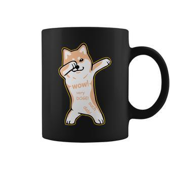 Doge Meme Dabbing Shiba Inu Dab Dog Coffee Mug - Monsterry AU