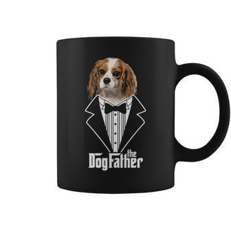 The Dogfather Cavalier King Charles Spaniel Dad Papa Coffee Mug | Mazezy