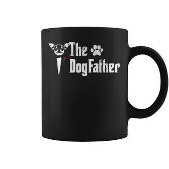 The Dogfather Chihuahua Dog Dad T Father's Day Gif Coffee Mug | Mazezy