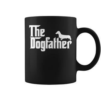 The Dogfather Dachshund Father Dog Lover Coffee Mug | Mazezy