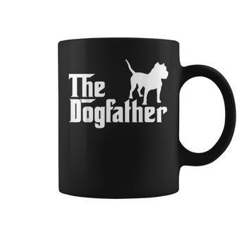 The Dogfather Pit Bull Coffee Mug - Monsterry