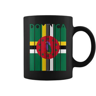 Dominica Vintage Dominican Flag Vacation Coffee Mug - Monsterry AU