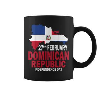 Dominican Independence Day Dominican Republic Flag And Map Coffee Mug - Seseable
