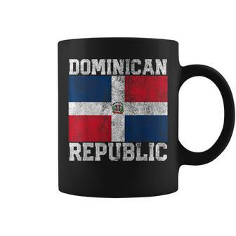 Dominican Republic Flag Family Pride Country Vintage Coffee Mug - Monsterry DE