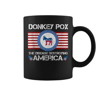 Donkey Pox The Disease Destroying America Anti Biden Coffee Mug | Crazezy DE