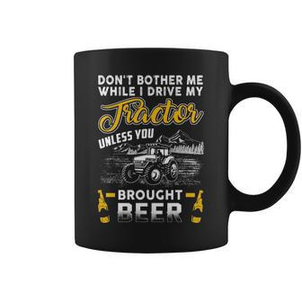 Don't Bother Me While I'm Driving Tractor Coffee Mug | Mazezy