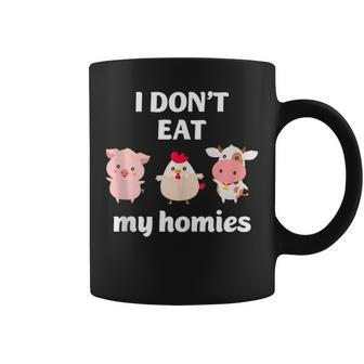 I Don't Eat My Homies Amazing Vegan Coffee Mug - Monsterry UK