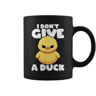 I Don't Give A Duck Lover Duck Owner Cute I Love Duck Coffee Mug - Thegiftio UK