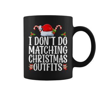 I Don't Do Matching Christmas Outfits But I Do Couples Xmas Coffee Mug | Mazezy