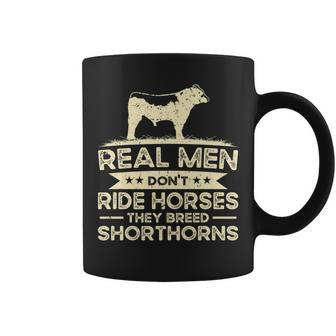 Don't Ride Breed Cattle Farmer Shorthorn Cattle Coffee Mug - Monsterry