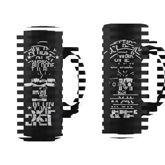 I Don't Ride My Own Bike But My Own Biker Motorcycle Coffee Mug - Monsterry