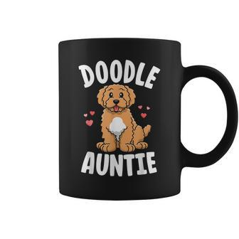Doodle Auntie Goldendoodle Kawaii Dog Aunt Coffee Mug - Monsterry UK