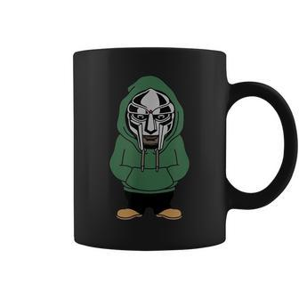Doom Mask Super Villain All Caps Rap Coffee Mug | Mazezy