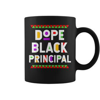 Dope Black Principal African American Job Proud Profession Coffee Mug - Monsterry