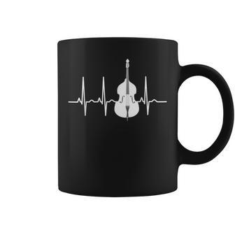 Double Bass Jazz Instruments Music Coffee Mug - Thegiftio UK