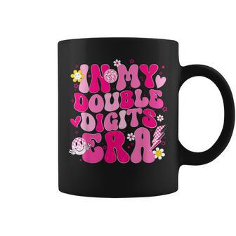 In My Double Digits Era 10 Year Old 10Th Birthday Girl Retro Coffee Mug - Seseable