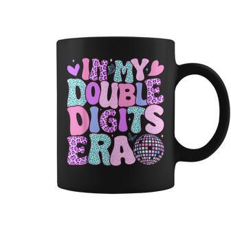 In My Double Digits Era Retro 10 Year Old 10Th Birthday Girl Coffee Mug - Seseable