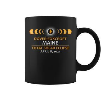 Dover Foxcroft Maine Total Solar Eclipse 2024 Coffee Mug - Monsterry UK