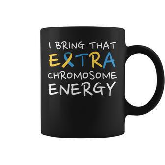 Down Syndrome Awareness Girls Boys Extra Chromosome Coffee Mug | Mazezy