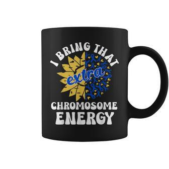 Down Syndrome Awareness For Girls Trisomy 21 Flower Coffee Mug - Seseable