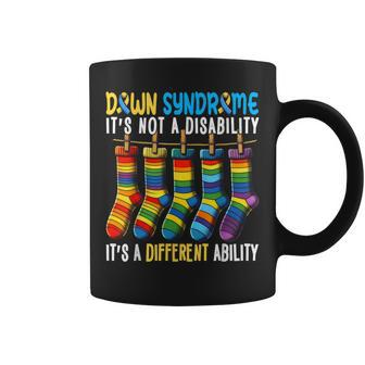 Down Syndrome It Is A Different Ability Down Syndrome Coffee Mug - Seseable