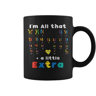 Down Syndrome All That Little Extra Awareness Girls Boys Kid Coffee Mug | Seseable CA