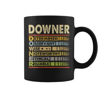 Downer Family Name Last Name Downer Coffee Mug - Seseable