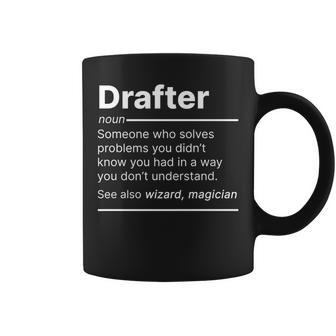 Drafter Job Worker Definition Dictionary Text Coffee Mug - Monsterry DE
