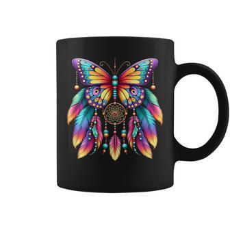 Dream Catcher Butterfly Native American Dreamcatcher Coffee Mug - Monsterry DE