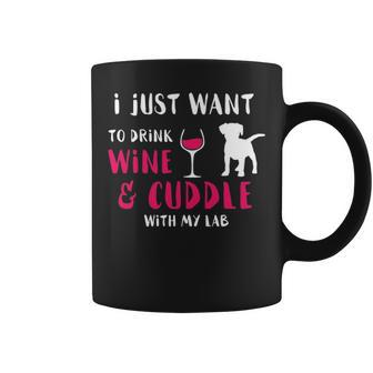 Drink Wine And Cuddle Coffee Mug | Mazezy