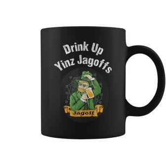 Drink Up Yinz Jagoffs Novelty Drinking Christmas Coffee Mug - Monsterry AU