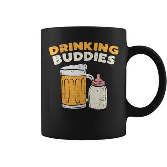 Drinkin Buddies Baby Bottle Son And Dad Matching Fathers Day Coffee Mug - Monsterry CA