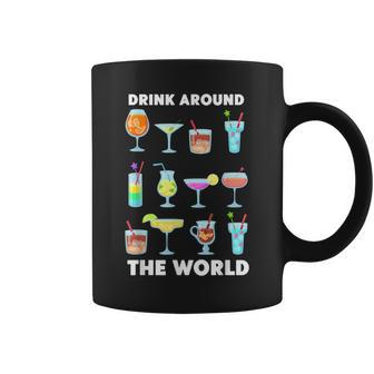 Drinking Around The World Adult Vacation Drink Showcase Coffee Mug - Monsterry DE