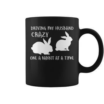 Driving My Husband Crazye Rabbit At A Time Coffee Mug | Mazezy DE