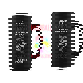 Drôle Si Le Handball Était Facile Il Football Tasse - Cadeauxyz