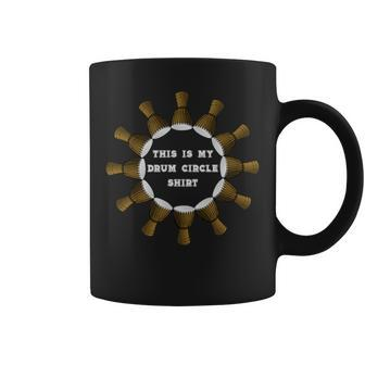 Drum Circle Percussion Group People Hand-Drums Bongo Coffee Mug - Monsterry AU