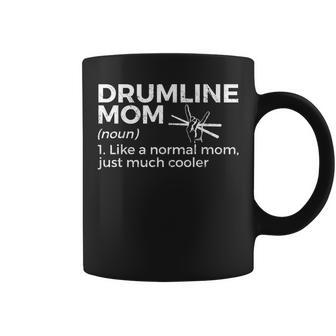 Drumline Mom Definition Marching Band Coffee Mug - Monsterry CA