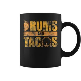 Drummer Mexico Tacos Drums Cinco De Mayo Coffee Mug - Monsterry