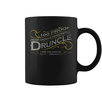 Druncle Vintage Weathered Whiskey Label T Coffee Mug - Monsterry DE