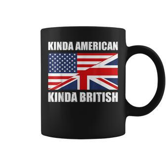 Dual Citizenship Uk Usa Kinda American Kinda British Coffee Mug - Monsterry