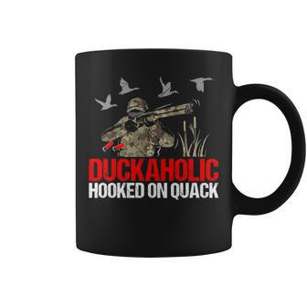 Duckoholic Hooked Quack Duck Hunting Hunter Coffee Mug | Mazezy