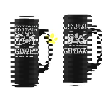 Dueño De Perros El Mejor Perro Freakin Madrina Regalo Accesorios De Decoración Taza de café - Regaloses