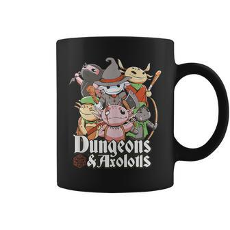 Dungeons And Axolotls Coffee Mug - Monsterry DE